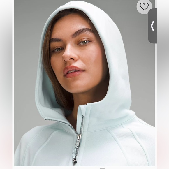 Lululemon Scuba Oversized Full-Zip Hoodie XS/S sheer blue - Picture 11 of 14
